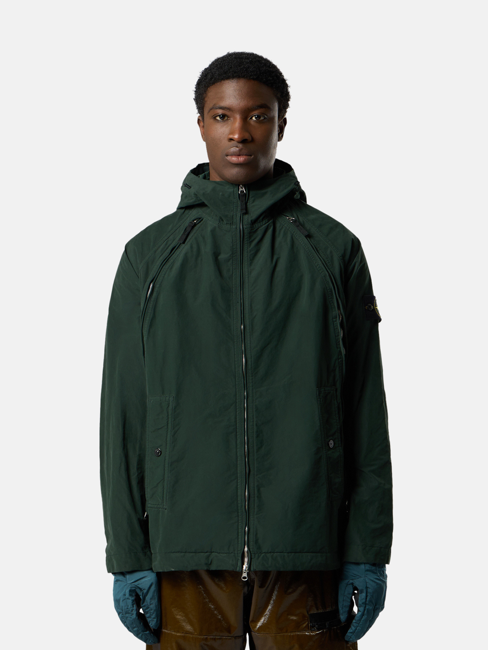 Juniper Hooded jacket with anti-drop and zipper pockets