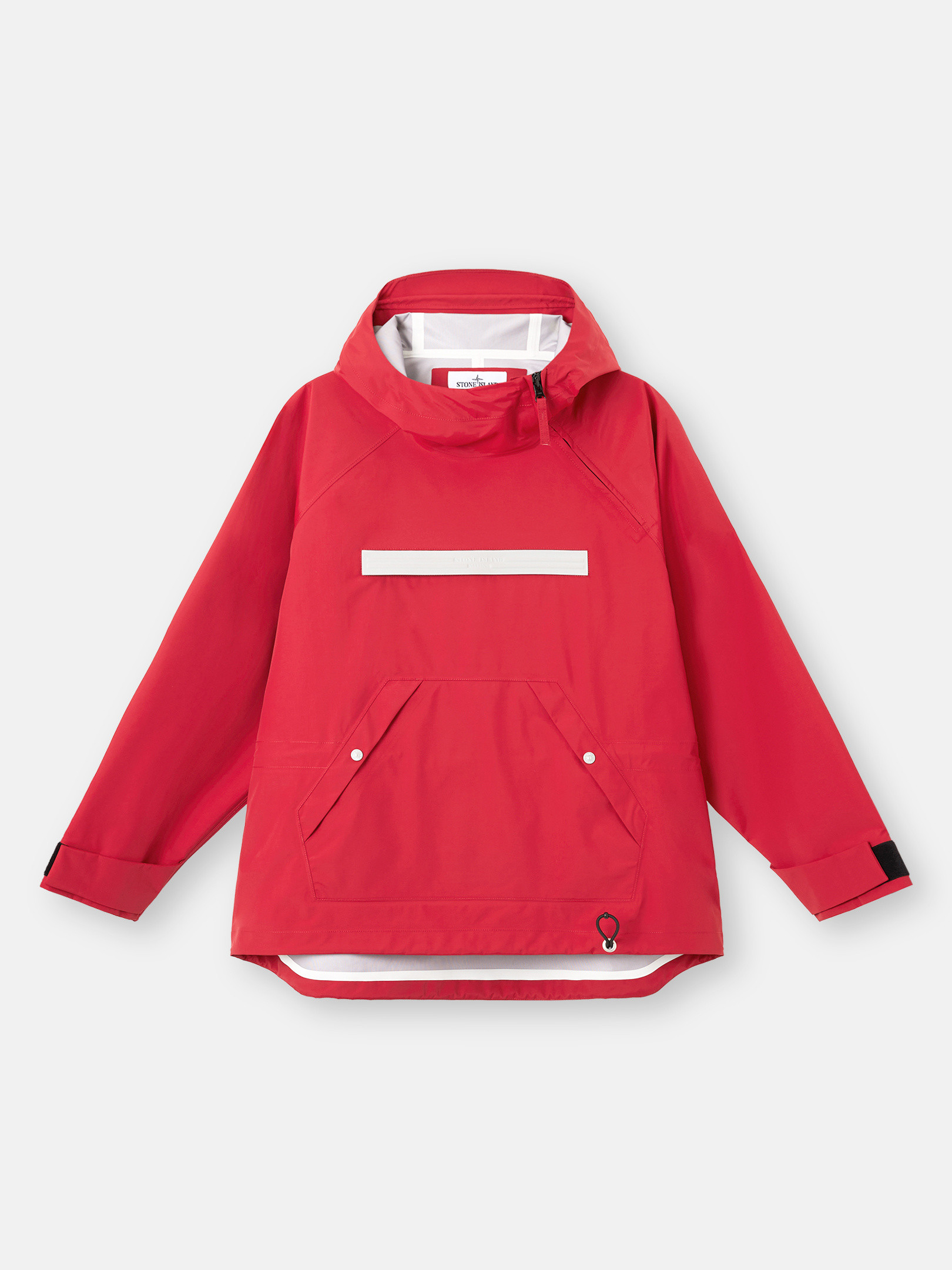 Red Hooded anorak with weather-resistant membrane Q100019 3L