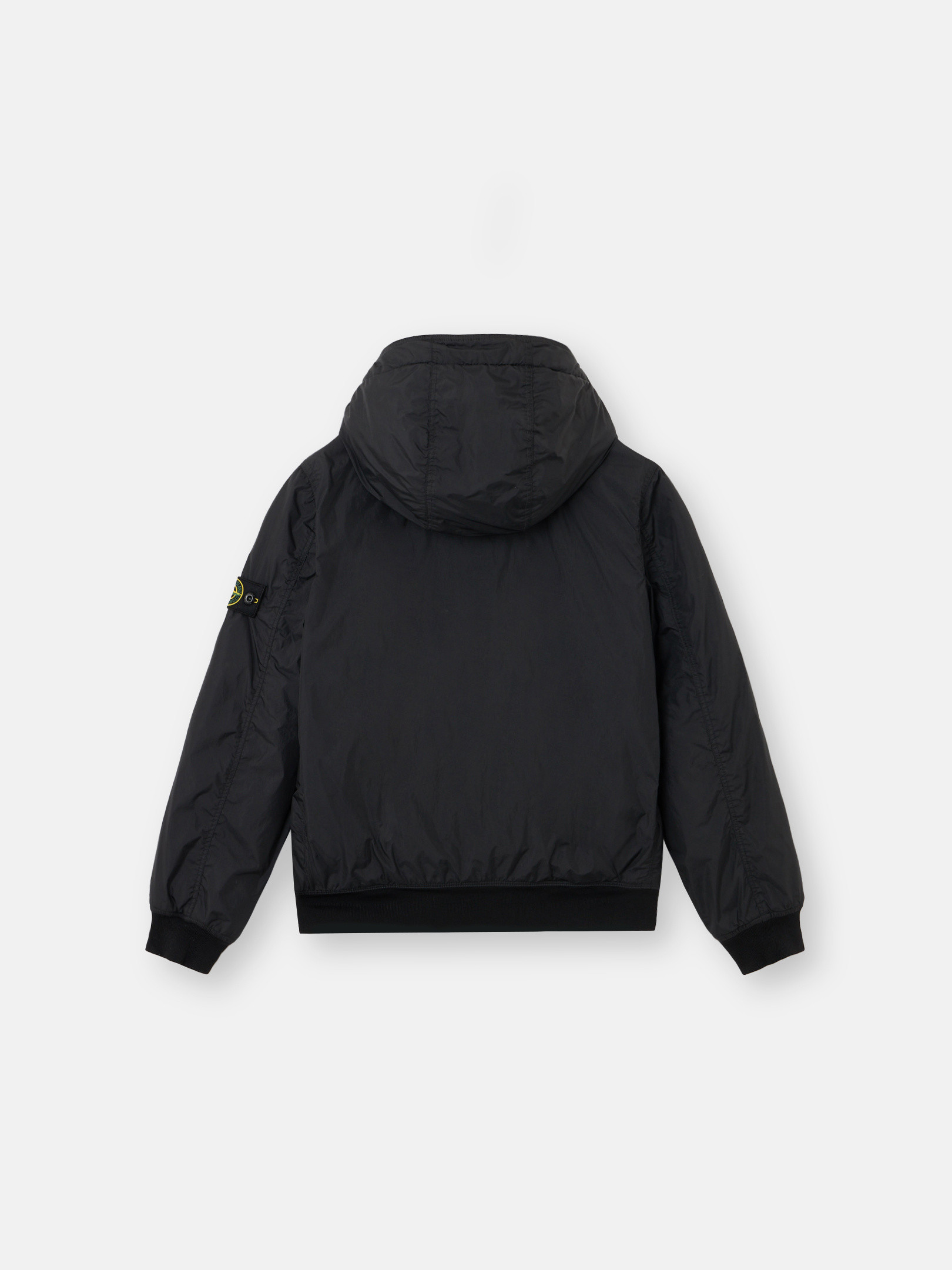 ジャケット・アウター Anytee Super Black MA-1_Lavender Rib Acne Studios - Leather shearling jacket - Black