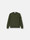 5100009 PURE LIGHT RWS WOOL Verde Militare Stone Island