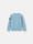 6100001 ORGANIC COTTON FLEECE Dust Blue Stone Island