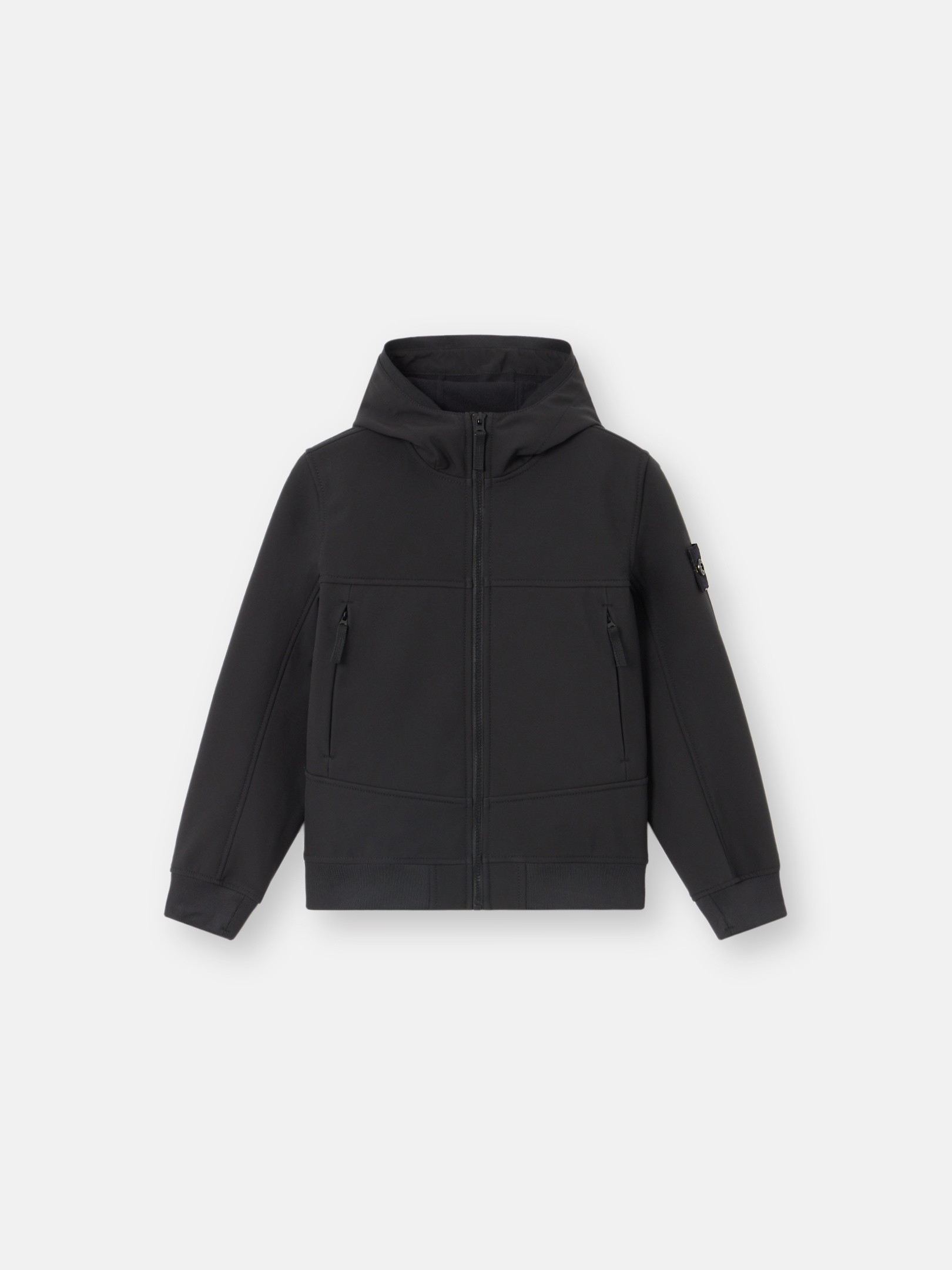 STONE  JUNIOR フードジャケット Stone Island Juniorフード付きジャケットカーキ色10/140