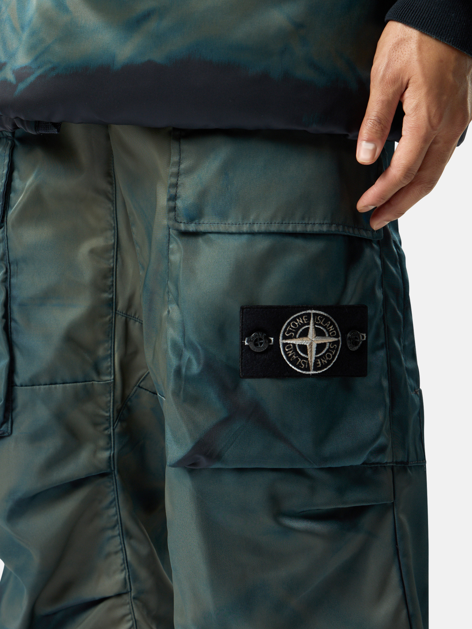 ネイビーブルー Stone Island x PORTER リラックスフィット カーゴ