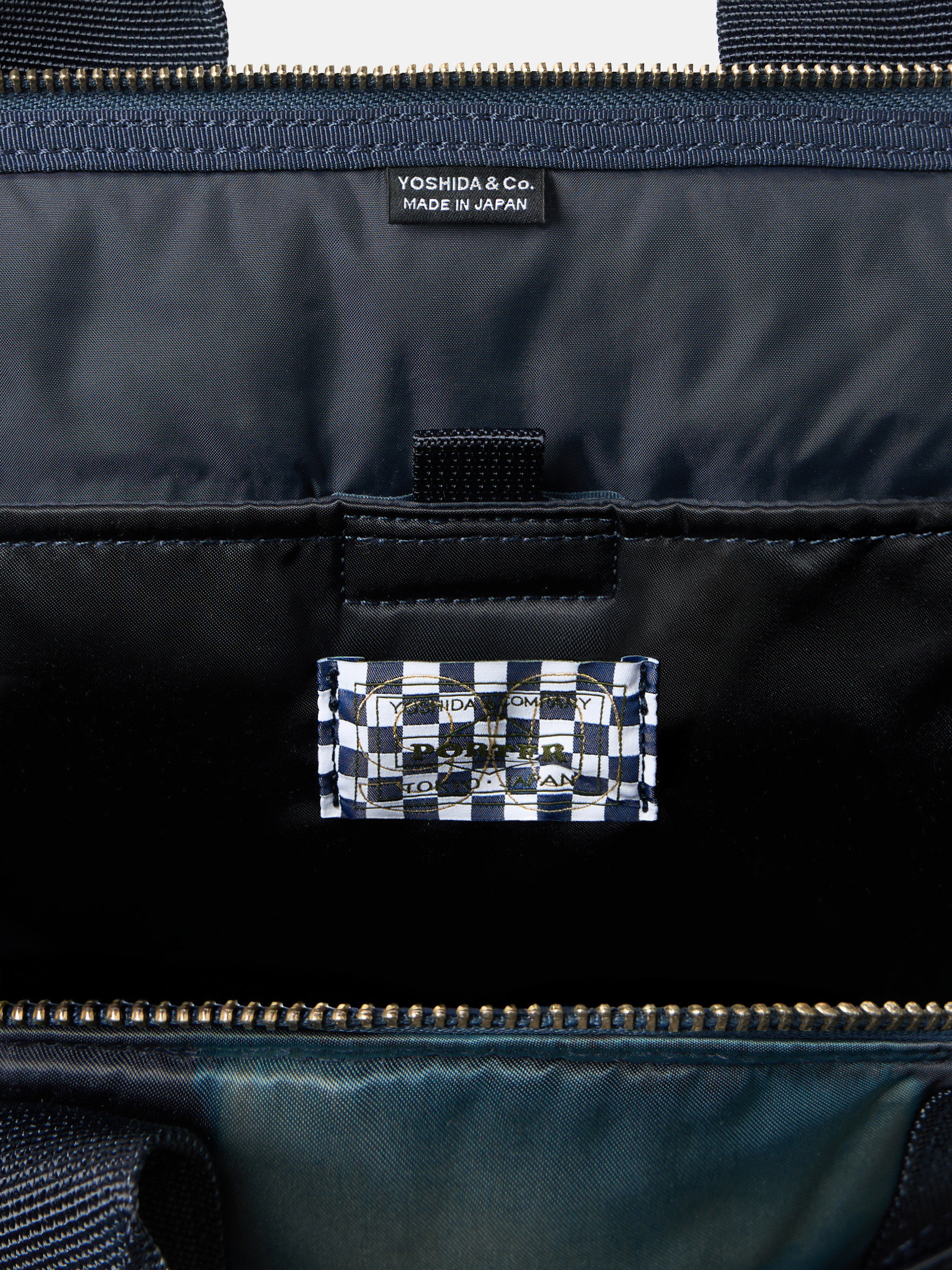 Navy Blue Stone Island X PORTER helmet bag 9200003 HAND CORROSION