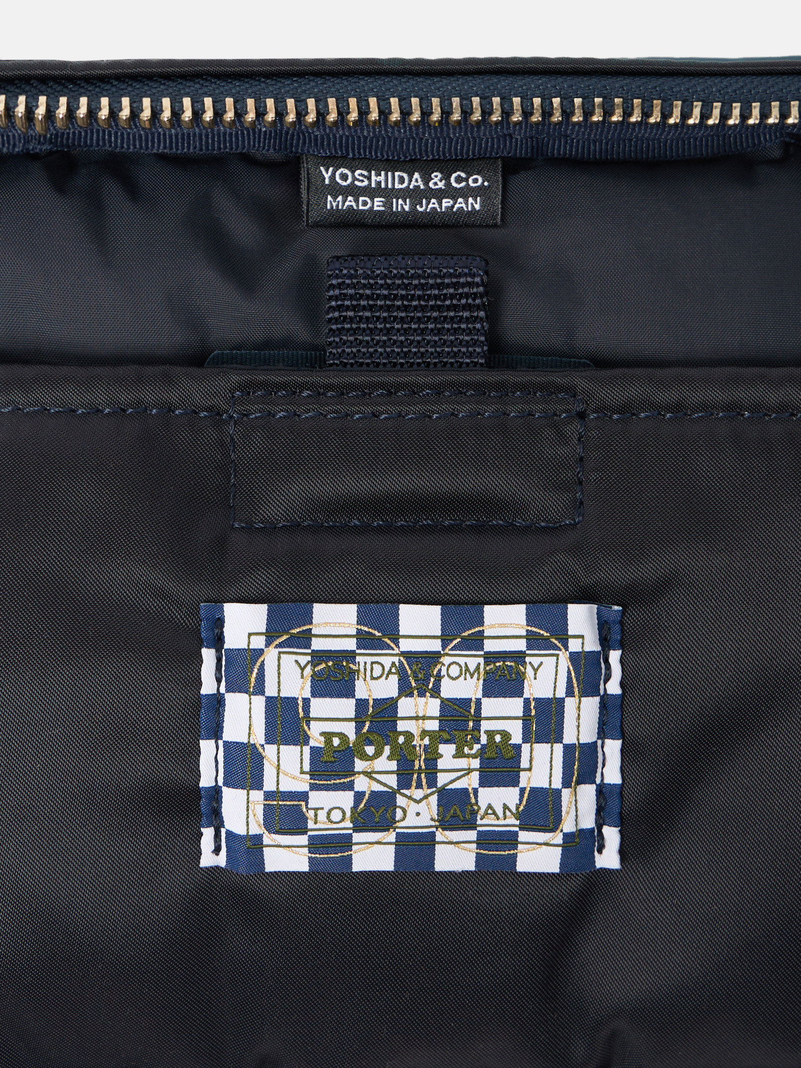 ネイビーブルー Stone Island x PORTER クロスボディバッグ 9200004