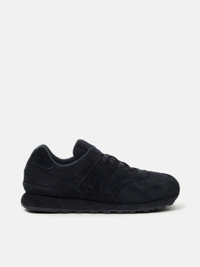 Navy Blue Low-top sneaker with suede construction STONE