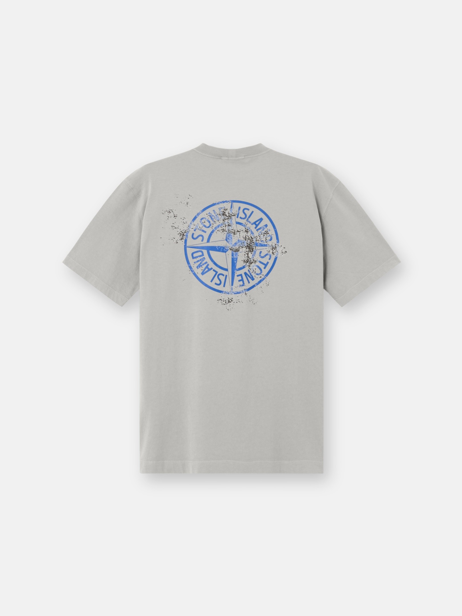 Grey Regular-fit T-shirt with “Reflective Camouflage” print 