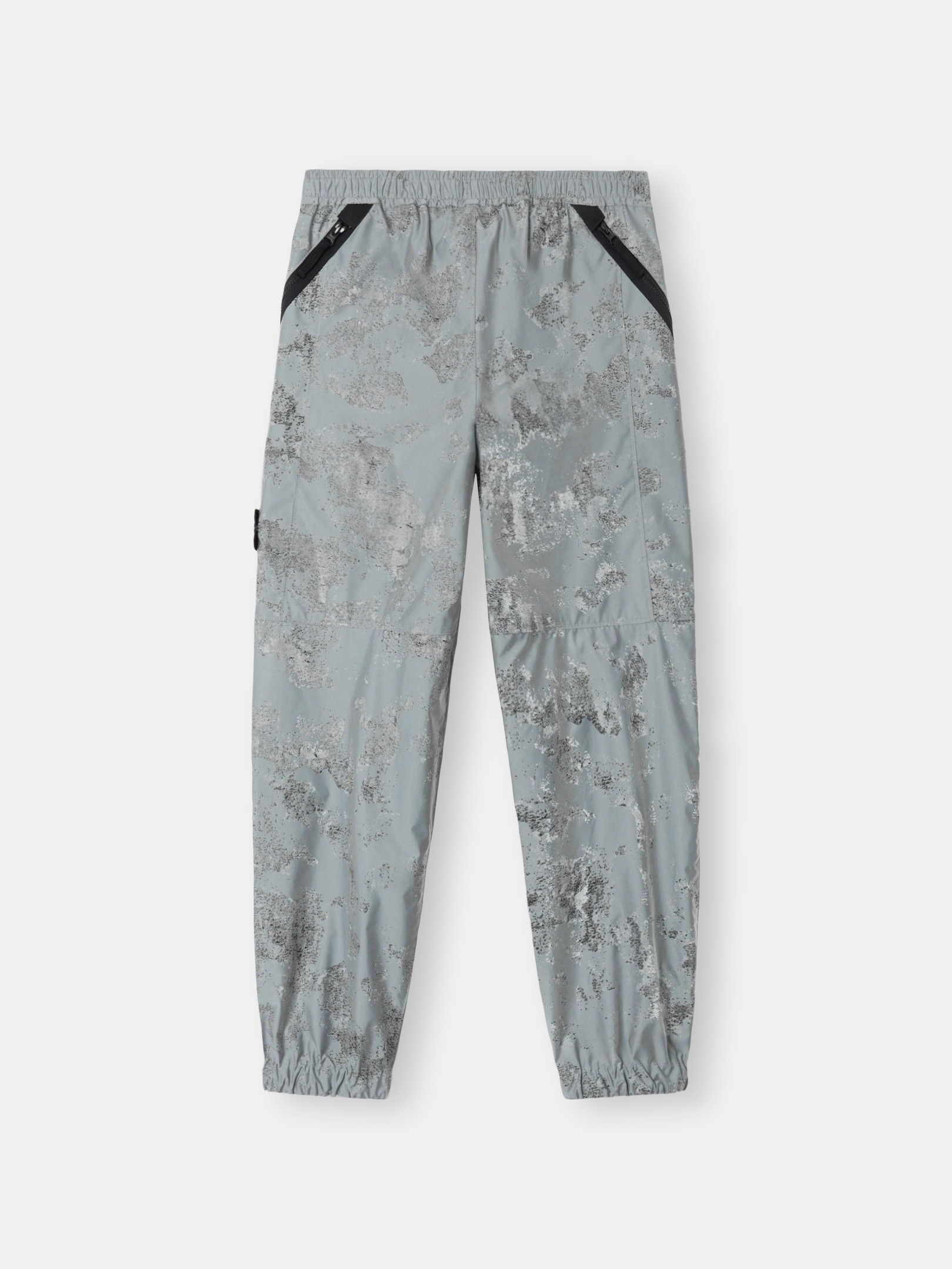 Grey Loose-fit pants with double zipper pockets 3100001 PLATED