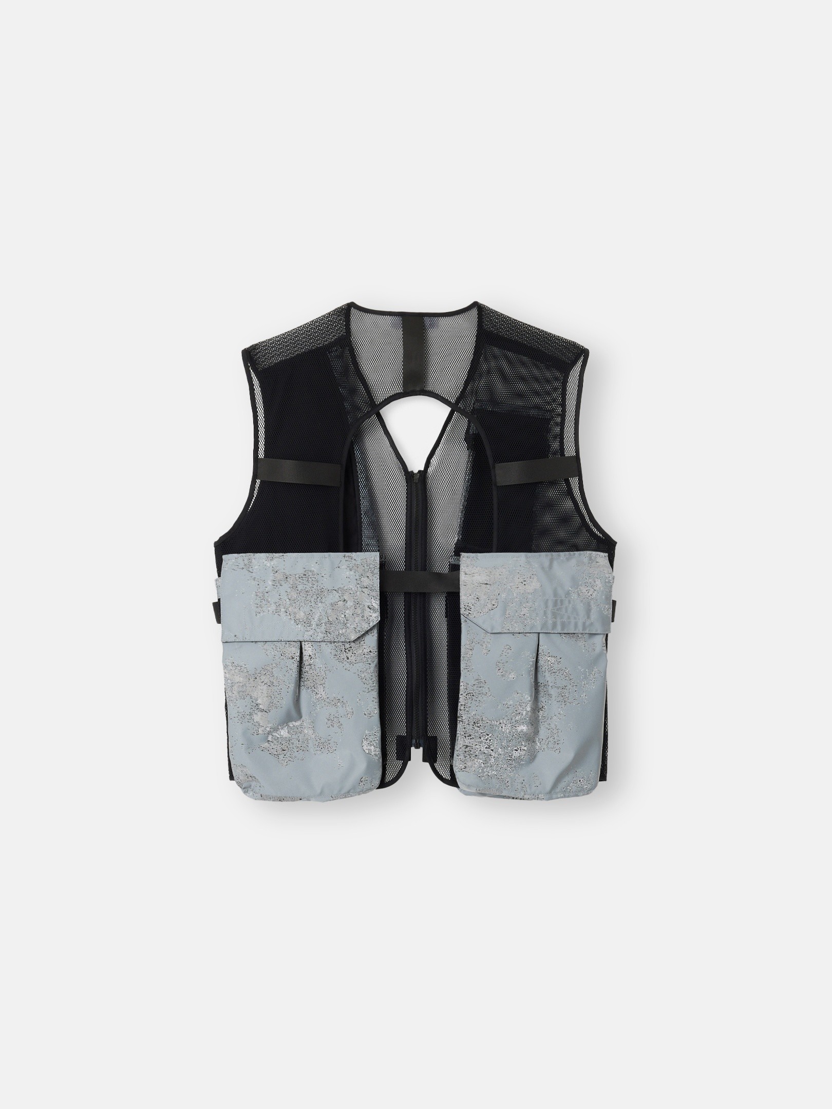 Grey Vest with multiple pockets and utility loops G100001 PLATED 