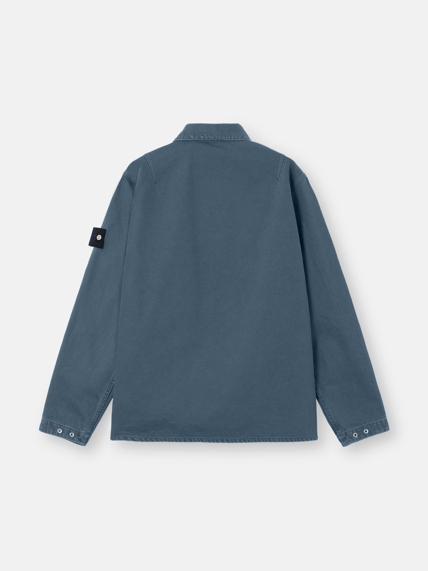 Indigo Comfort-fit overshirt with pockets 1200001 LIGHT BULL DENIM