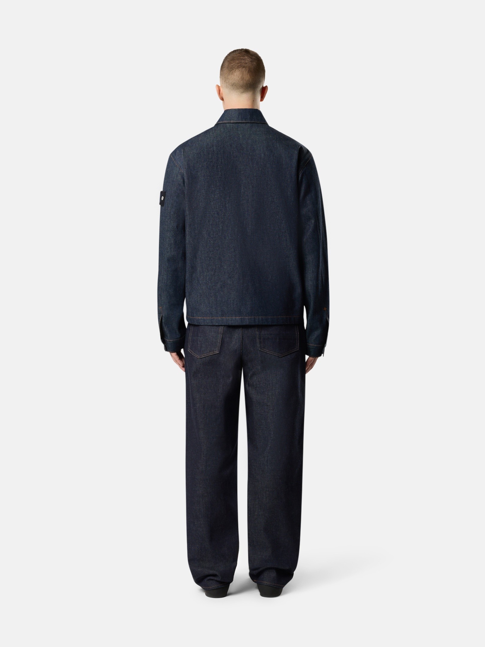 Blue Raw Loose-fit five-pocket jeans J100006 INDIGO DENIM-RAW 