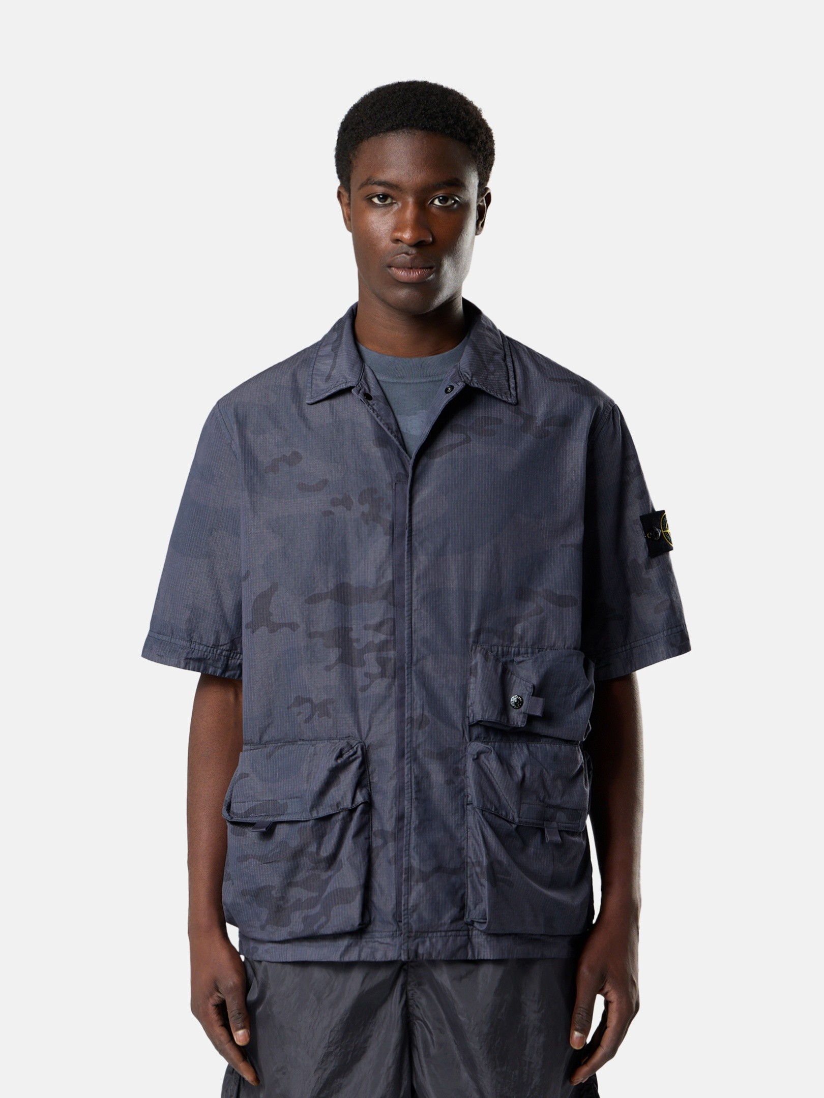 STONE  25SS オーバーシャツ　オールドエフェクト　L オーバーシャツ・シャツジャケット・メンズ | Stone Island