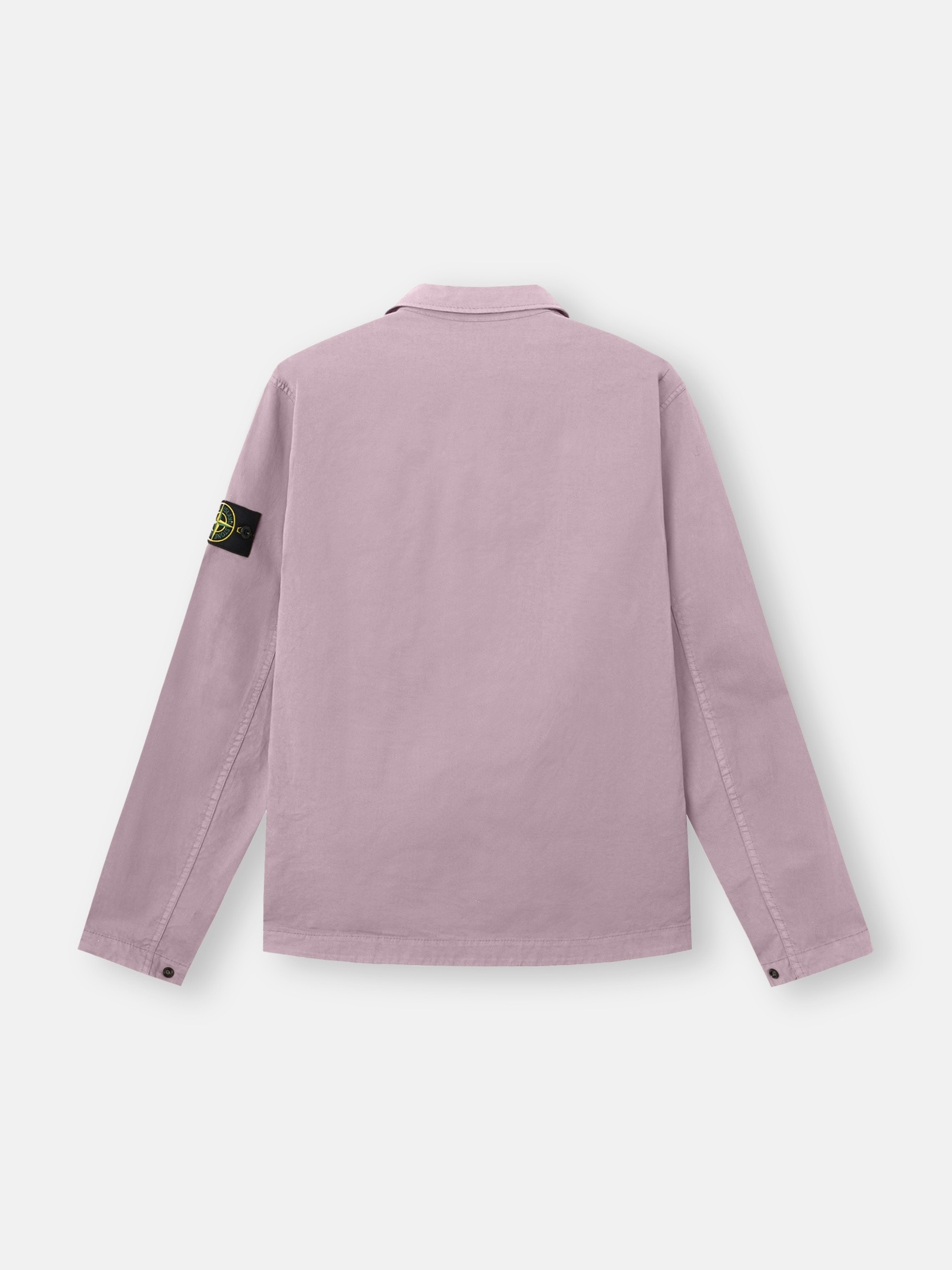 Purple Grey Regular-fit overshirt with concealed zip 1200013