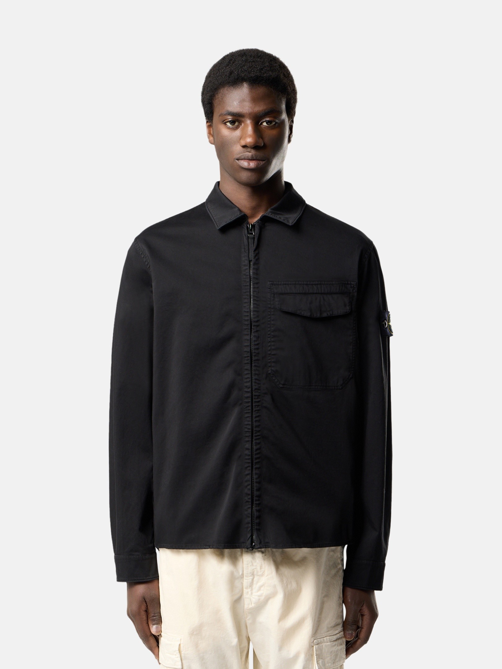 Men's long-sleeve Overshirts: wool, corduroy, cotton | Stone Island
