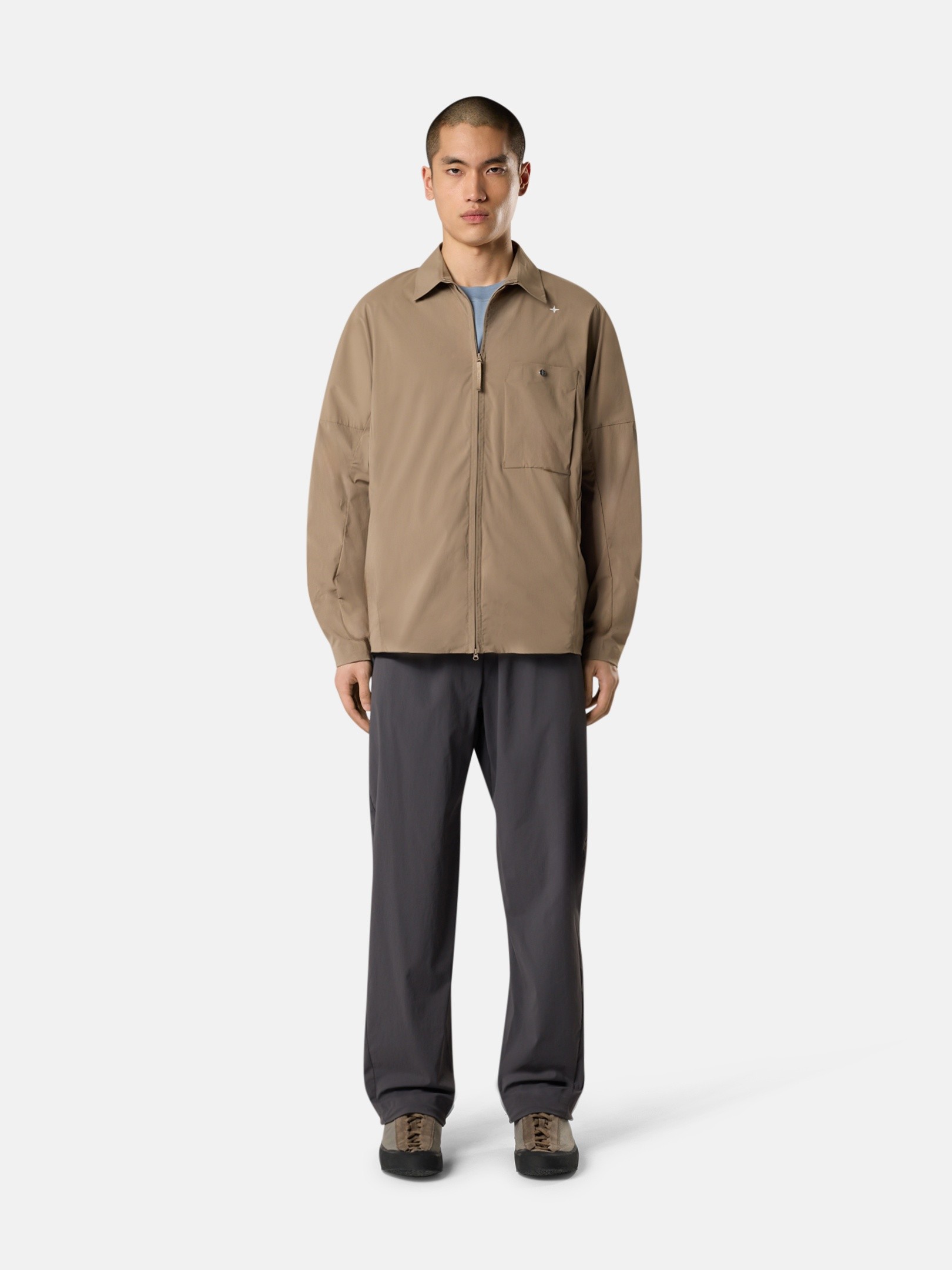 STONE  レギュラーフィット オーバーシャツ チェストポケット オーバーシャツ・シャツジャケット・メンズ | Stone Island