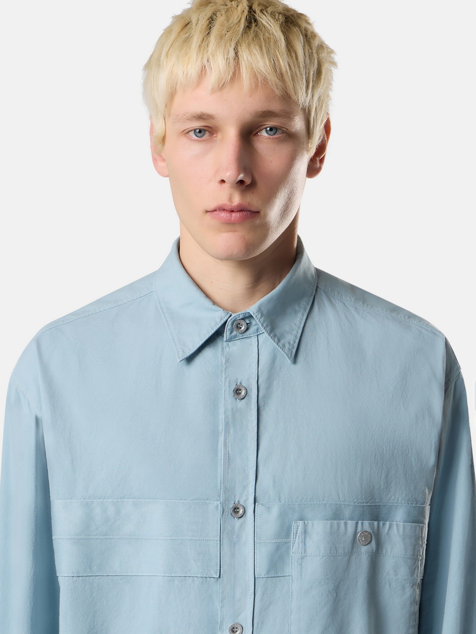 STONE ISLAND - CHEMISE À MANCHES LONGUES COUPE CONFORT (38693) - Vousten Sports