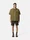 1200031 BRUSHED ORGANIC COTTON CANVAS 'OLD' EFFECT Vert militaire Stone Island