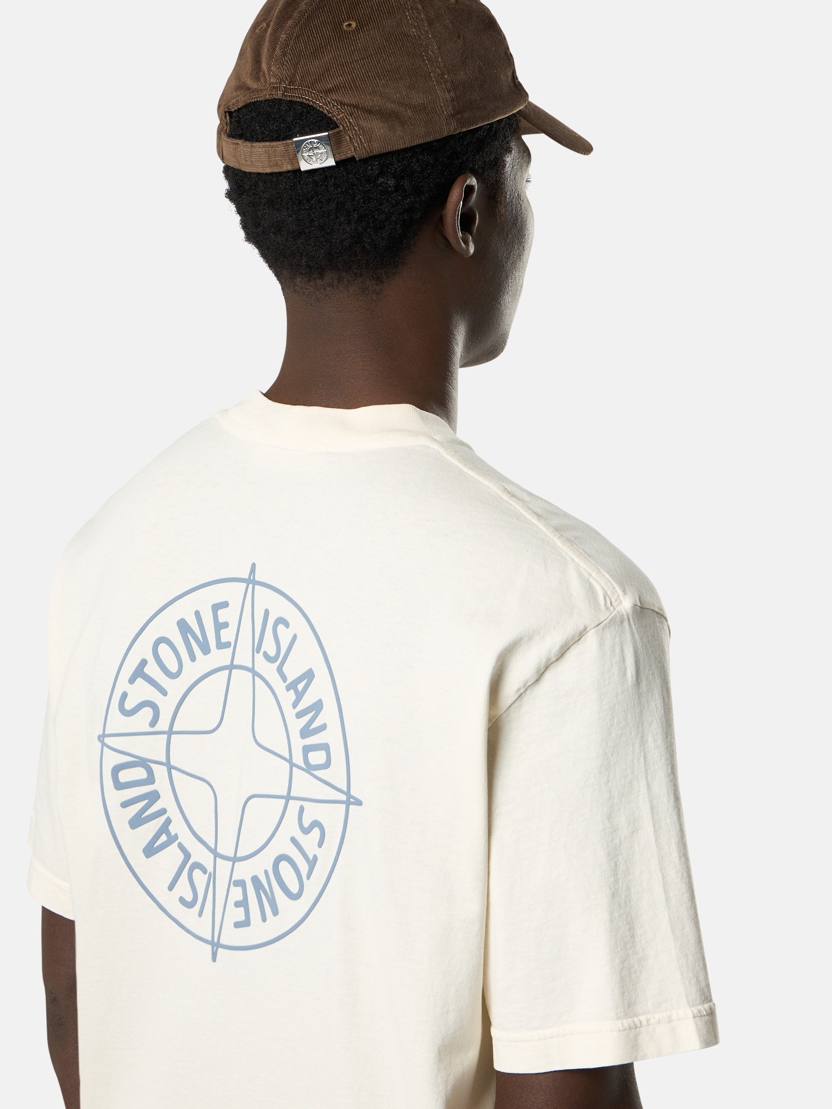 Ivory Regular-fit T-shirt with “Outline Compass” print 2100001 