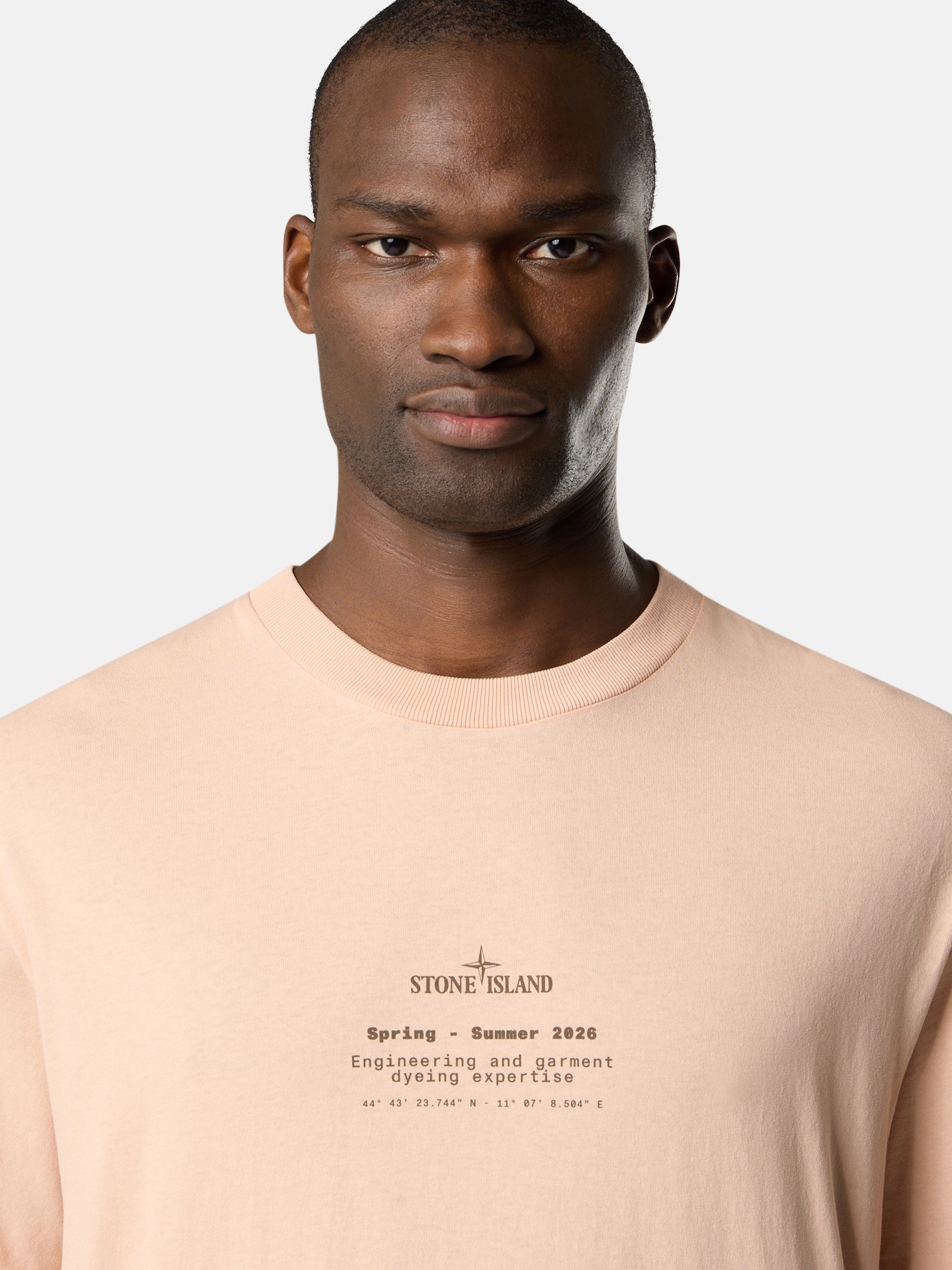 Plaster Pink Regular-fit T-shirt with “Stone” print 2100001