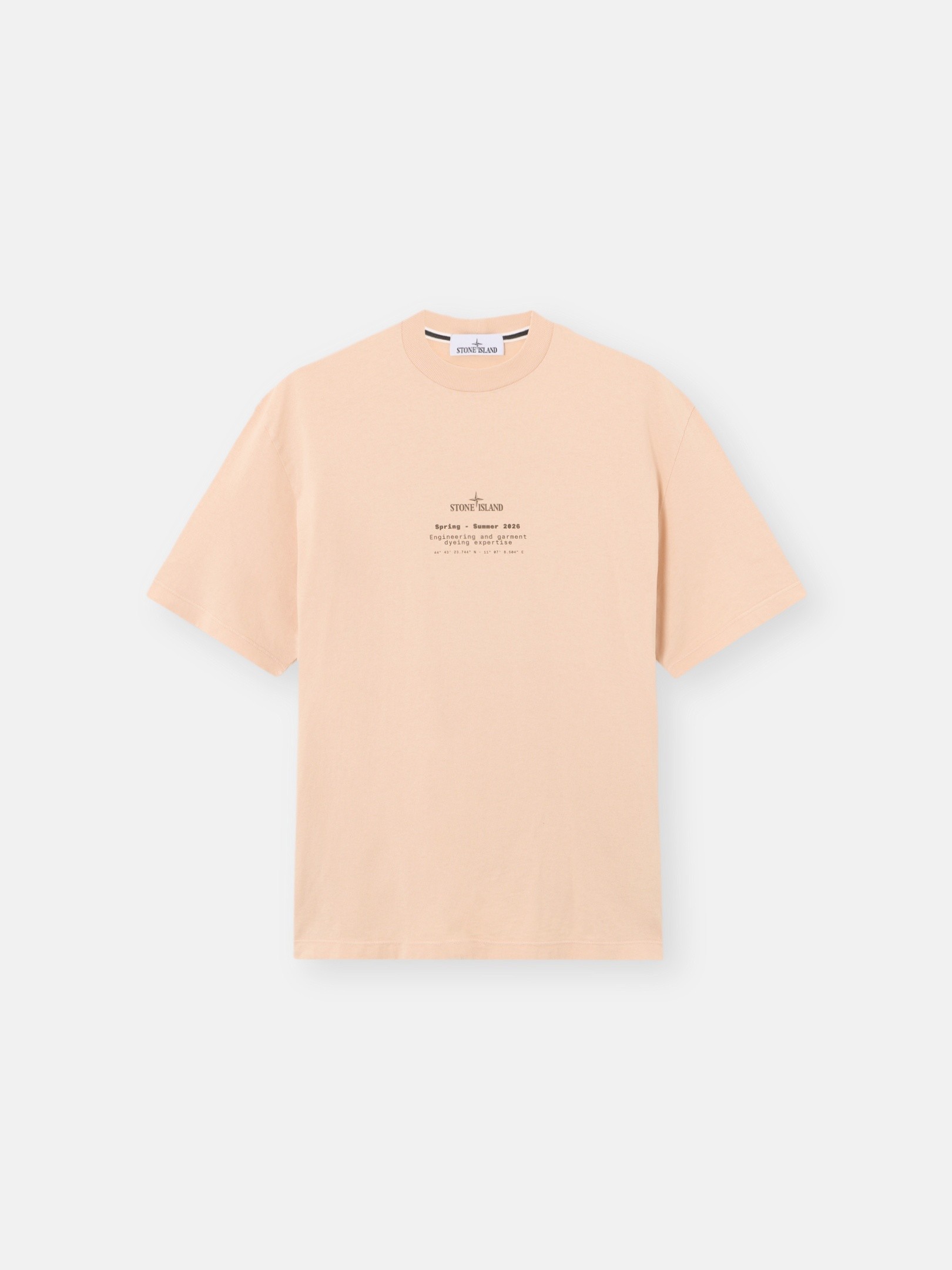 Plaster Pink Regular-fit T-shirt with 'Stone' print 2100001