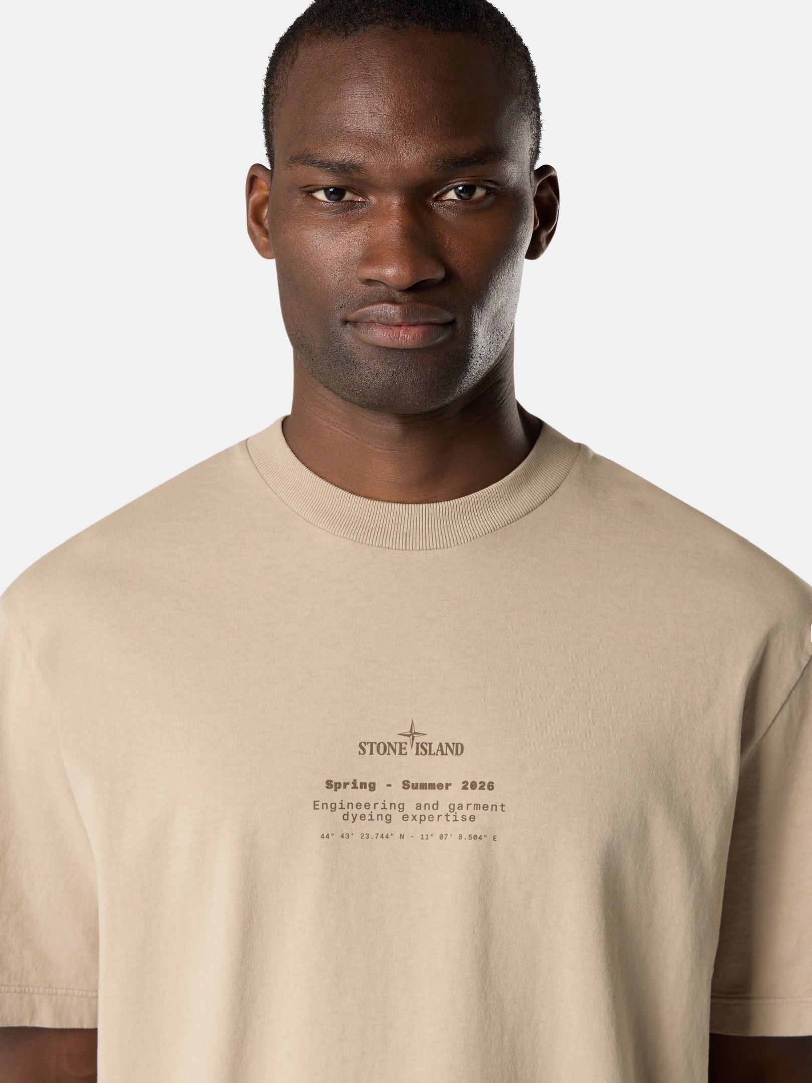 Desert Regular-fit T-shirt with 'Stone' print 2100001 ORGANIC