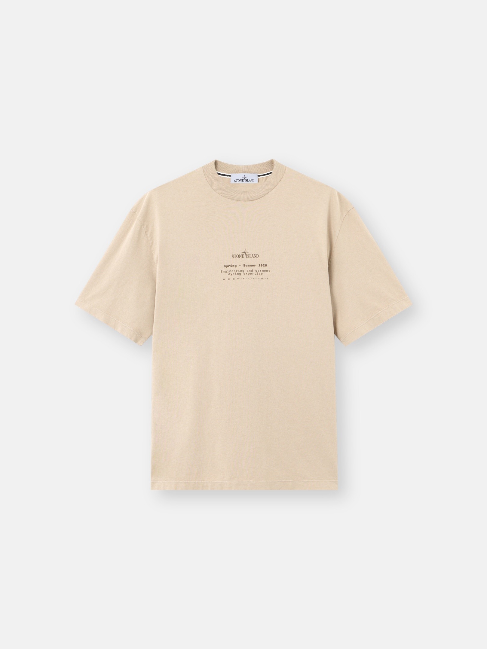 Desert Regular-fit T-shirt with 'Stone' print 2100001 ORGANIC