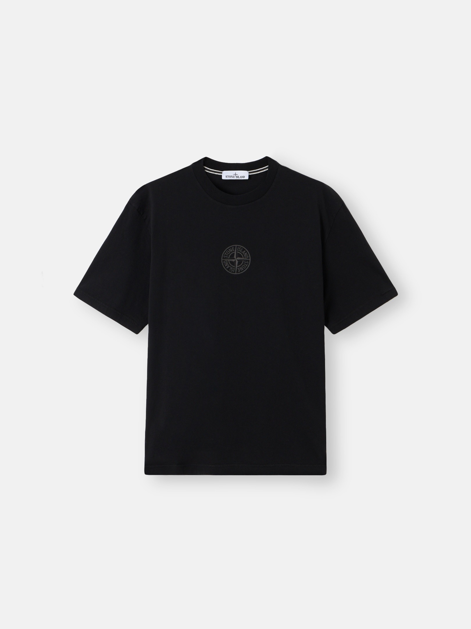 Black Regular-fit T-shirt with “Camo Compass” print 2100001