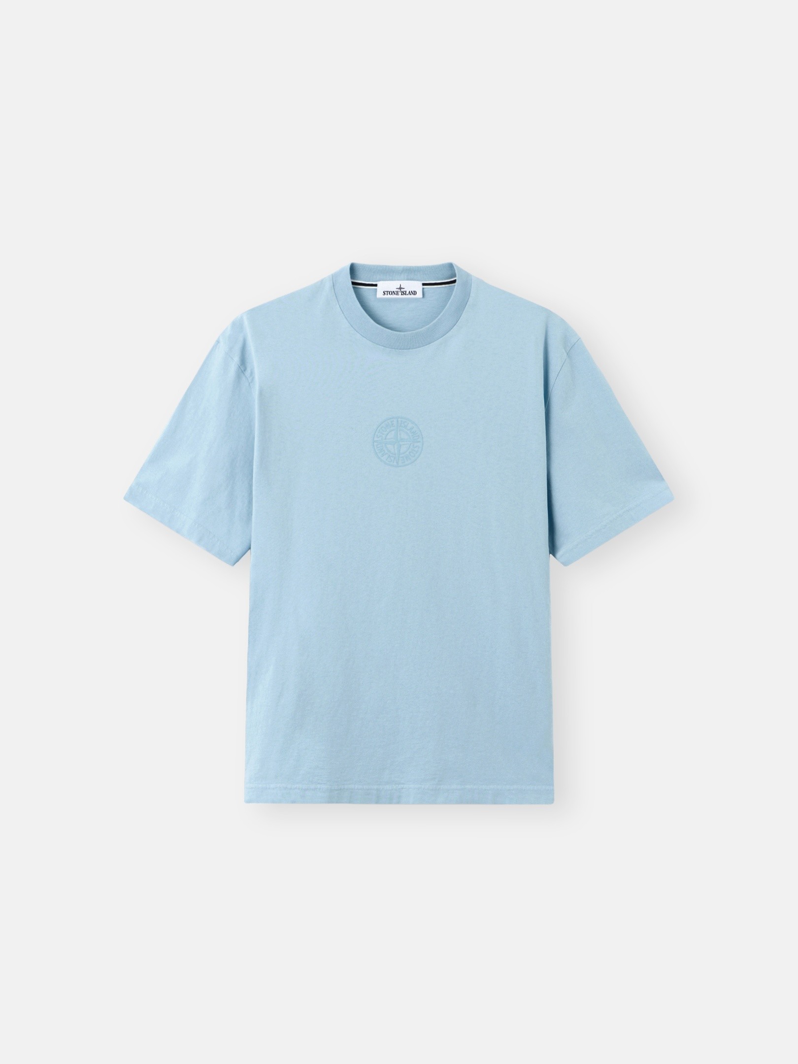 Dust Blue Regular-fit T-shirt with “Camo Compass” print 2100001