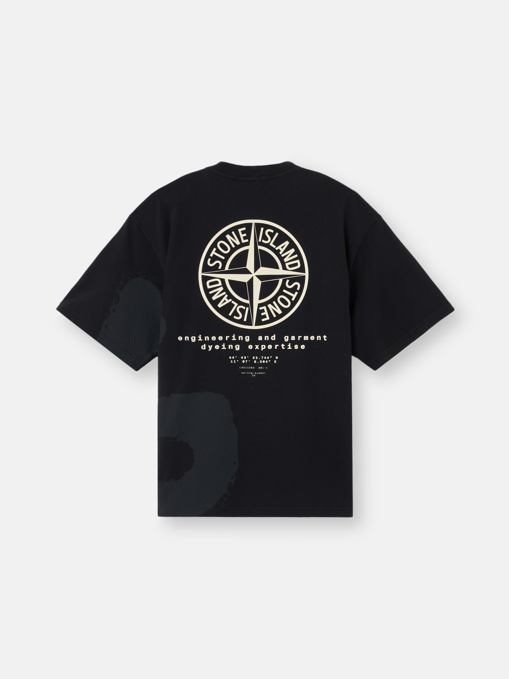 Black Regular-fit T-shirt with “Whirlwind Type” print 2100002