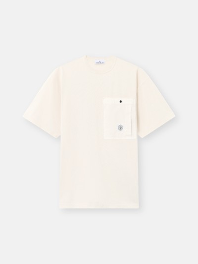 アイボリー レギュラーフィット Tシャツ チェストポケット 2100004