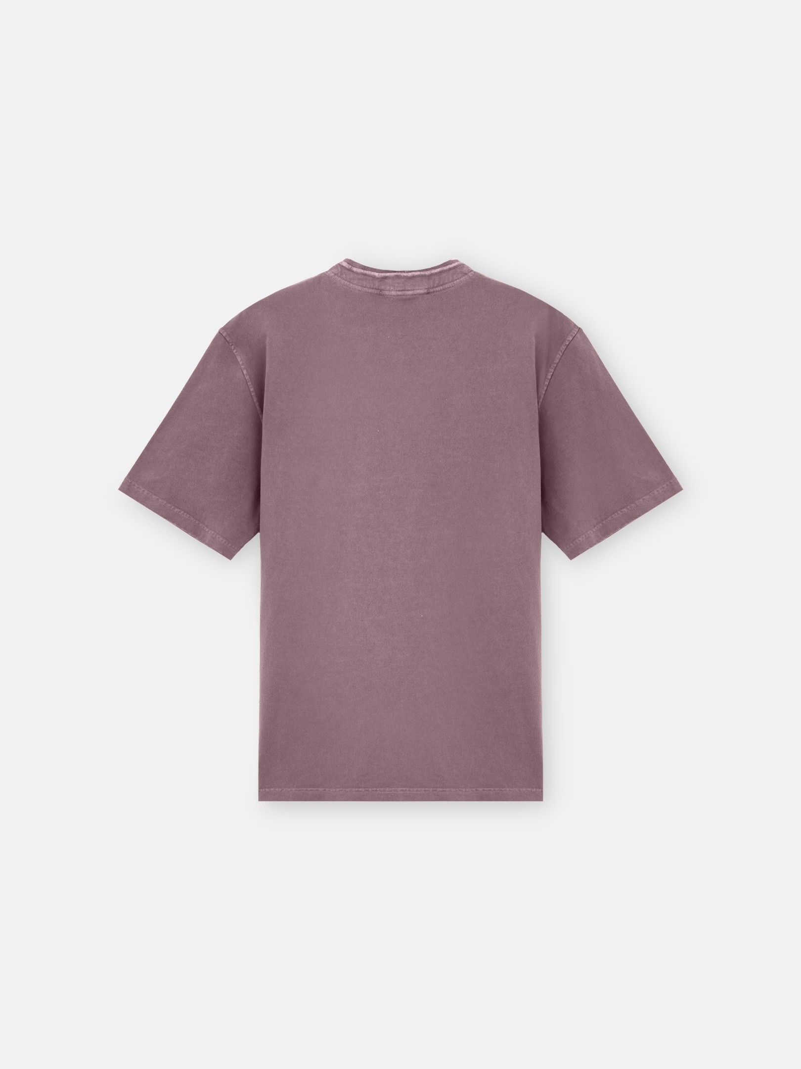 Purple Grey Regular-fit T-shirt with Compass patch 2100020 COMBED