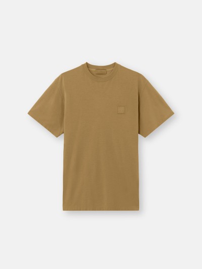 Dark Beige Slim-fit T-shirt with tonal Compass patch 2100021