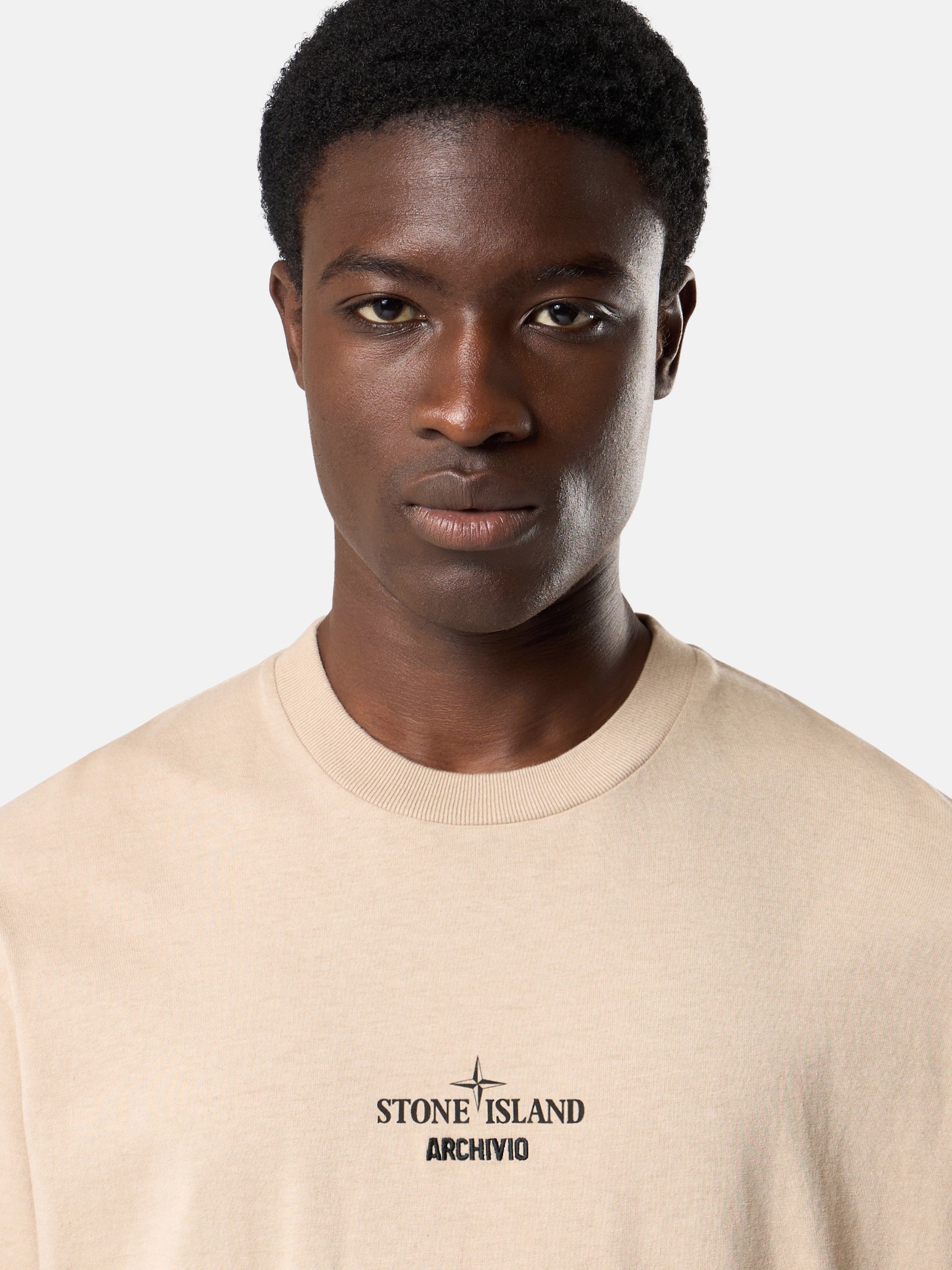 Desert Regular-fit T-shirt with 'ARCHIVIO' print 2100023 ORGANIC