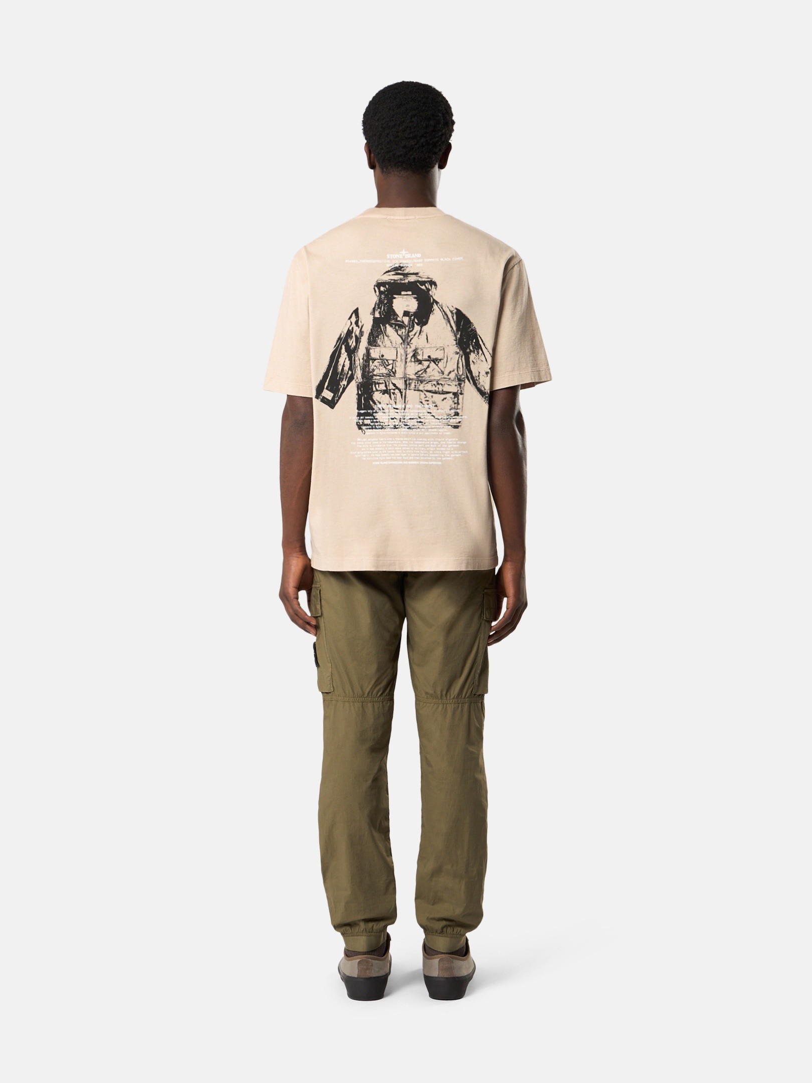 Desert Regular-fit T-shirt with “ARCHIVIO” print 2100023 ORGANIC