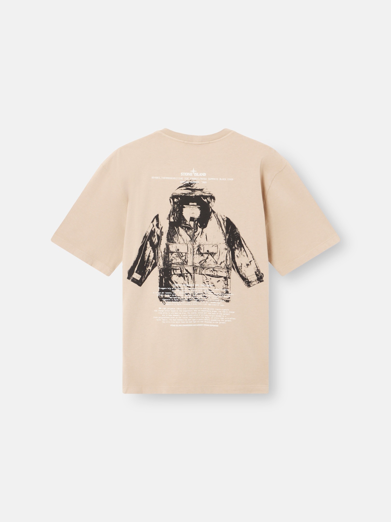 Desert Regular-fit T-shirt with “ARCHIVIO” print 2100023 ORGANIC