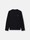 undefined 2100036 ORGANIC COTTON JERSEY CREPE_S.I. GHOST Negro Stone Island