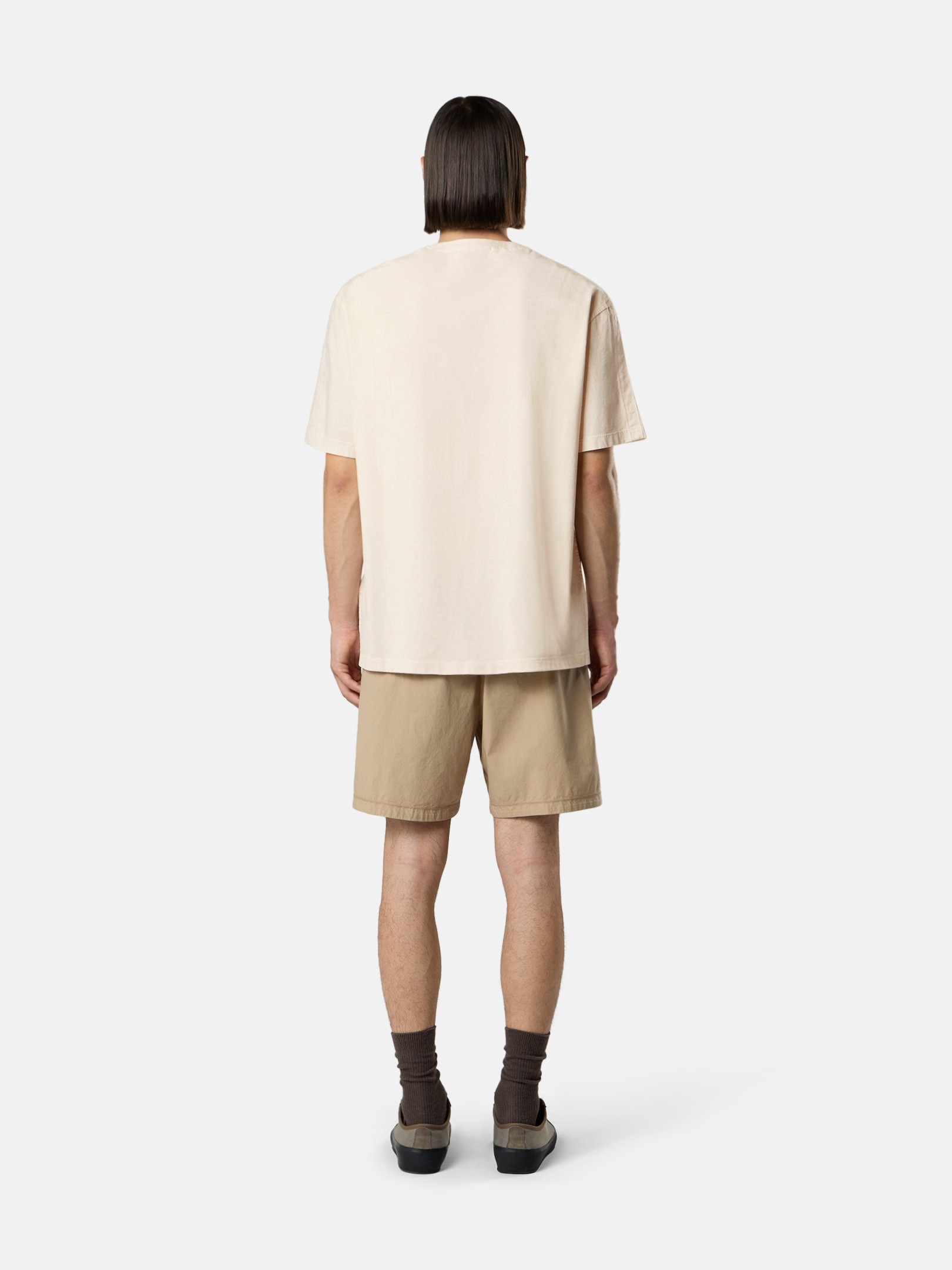 Ivory Regular-fit T-shirt with logo embroidery 2100025 COMBED
