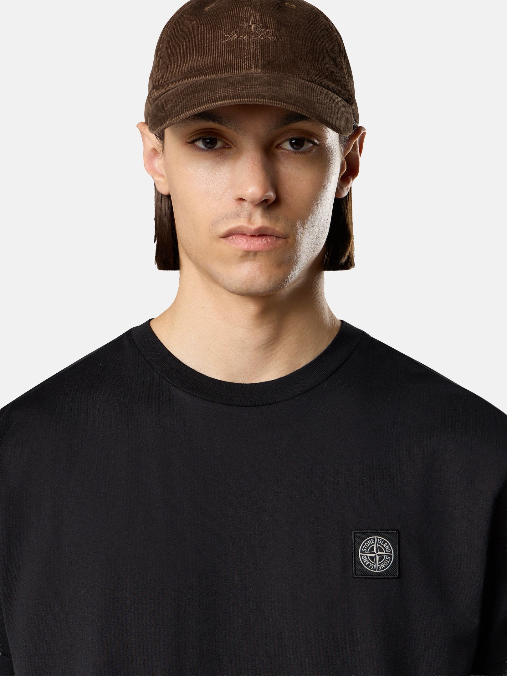 STONE  ブラックポロシャツ スリムフィット STONE ISLAND ブラック ポロシャツ スリムフィット 【公式通販】