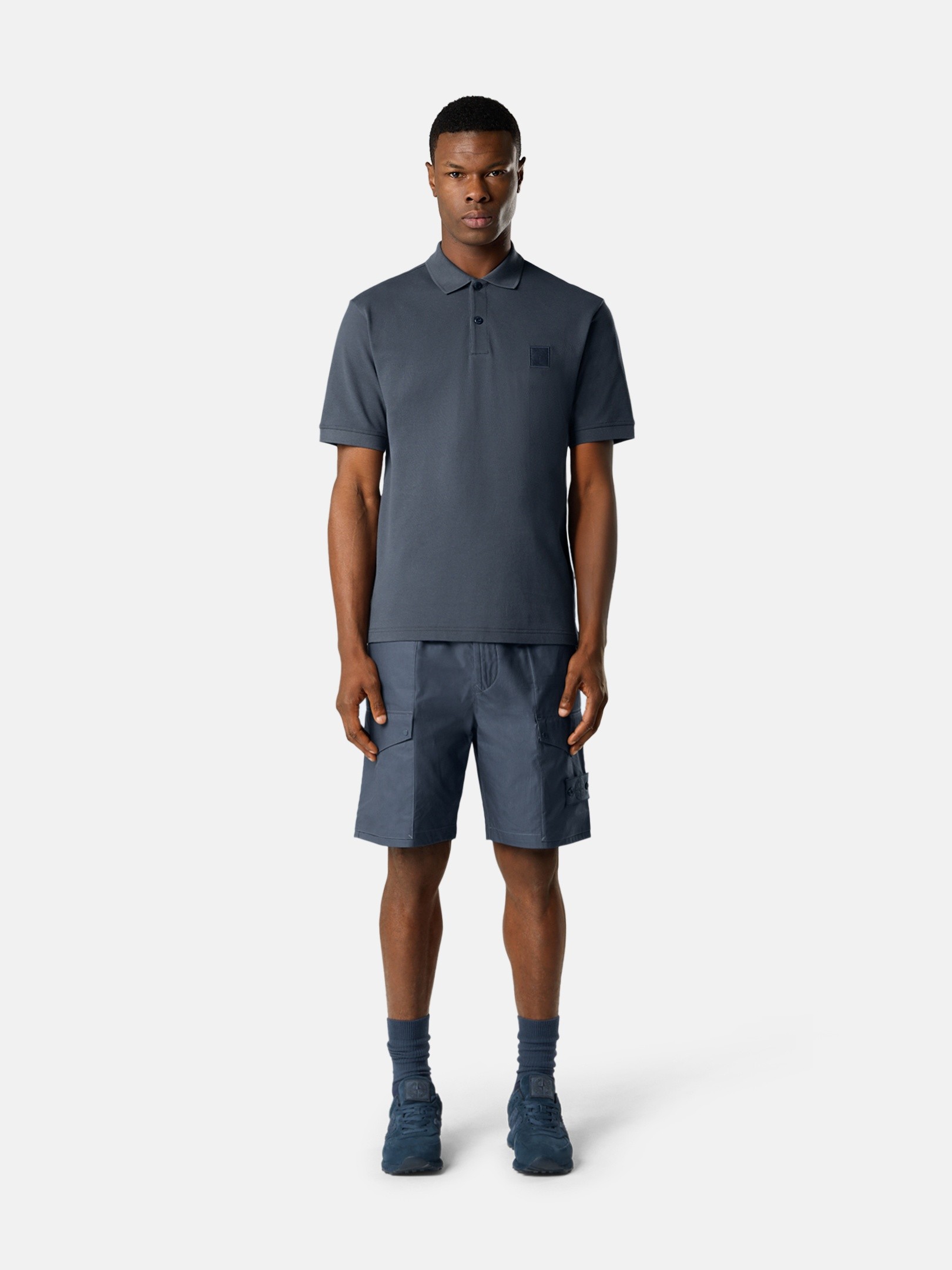 ultimus Offset Button Polo Shirt グレー 半袖 ultimus Offset Button Polo Shirt グレー 半袖 【公式通販】