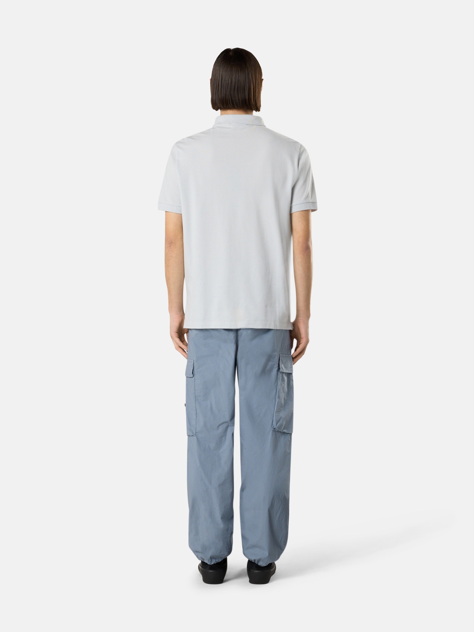 stone  ポロシャツ ホワイト M メンズコットンポロ | Stone Island