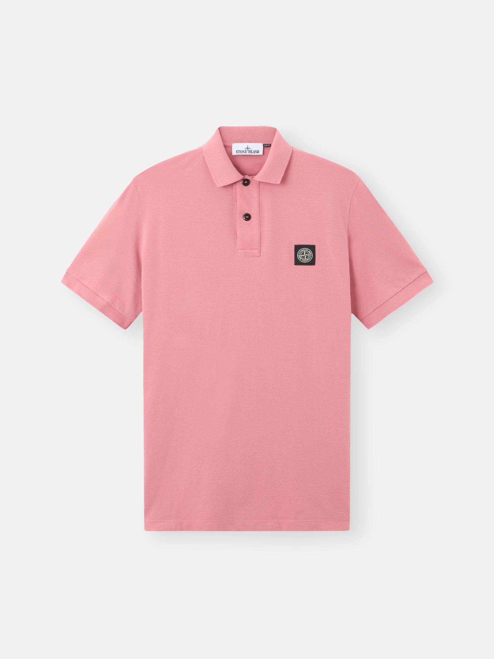 Oleander Slim-fit short-sleeve polo with Compass patch 2200008