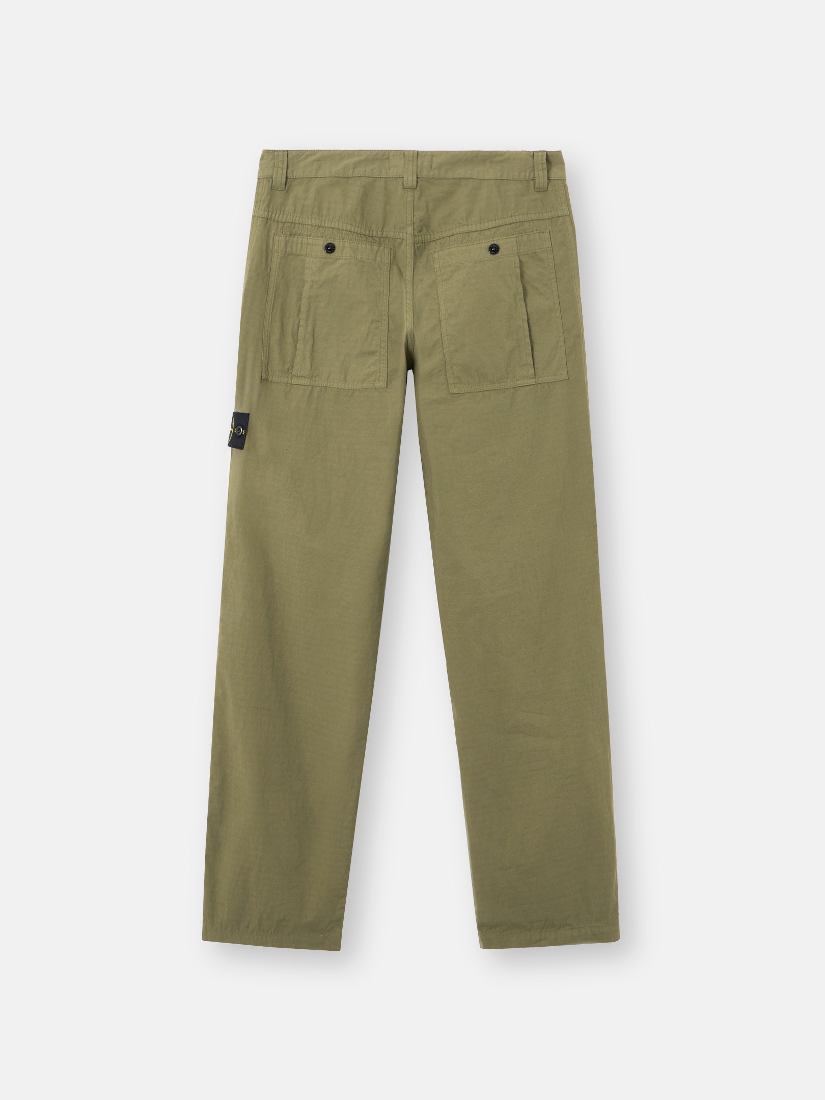 Military Green Relaxed-fit chino pants with pockets 3100008