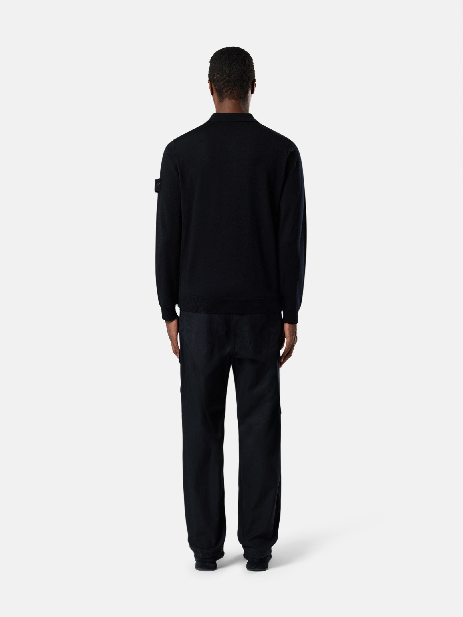 ろ*じ様 STONE カーゴパンツ ブラック W30 STONE ISLAND (ストーン