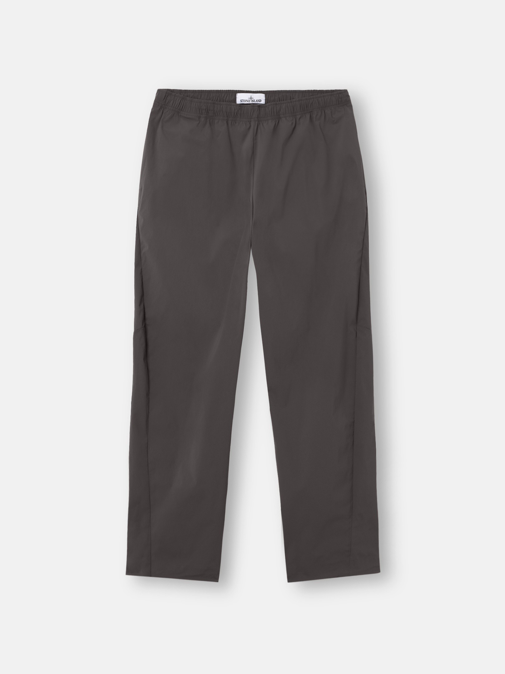 Charcoal Grey Regular-fit technical pants with drawstring cuffs