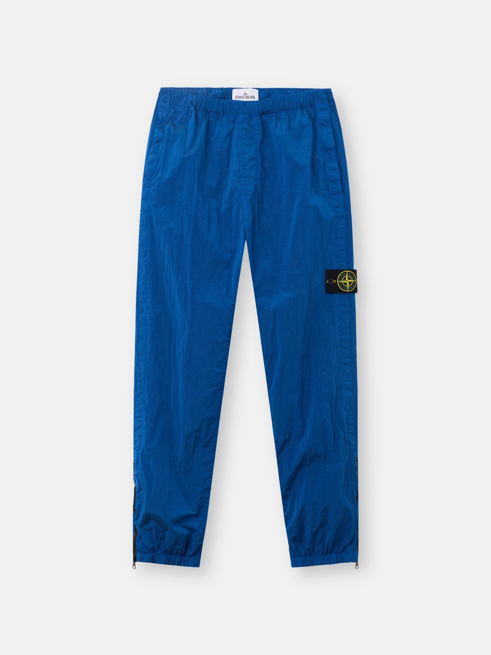 Bright Blue Regular-fit sweatpants with zipper cuffs 3100035 NYLON