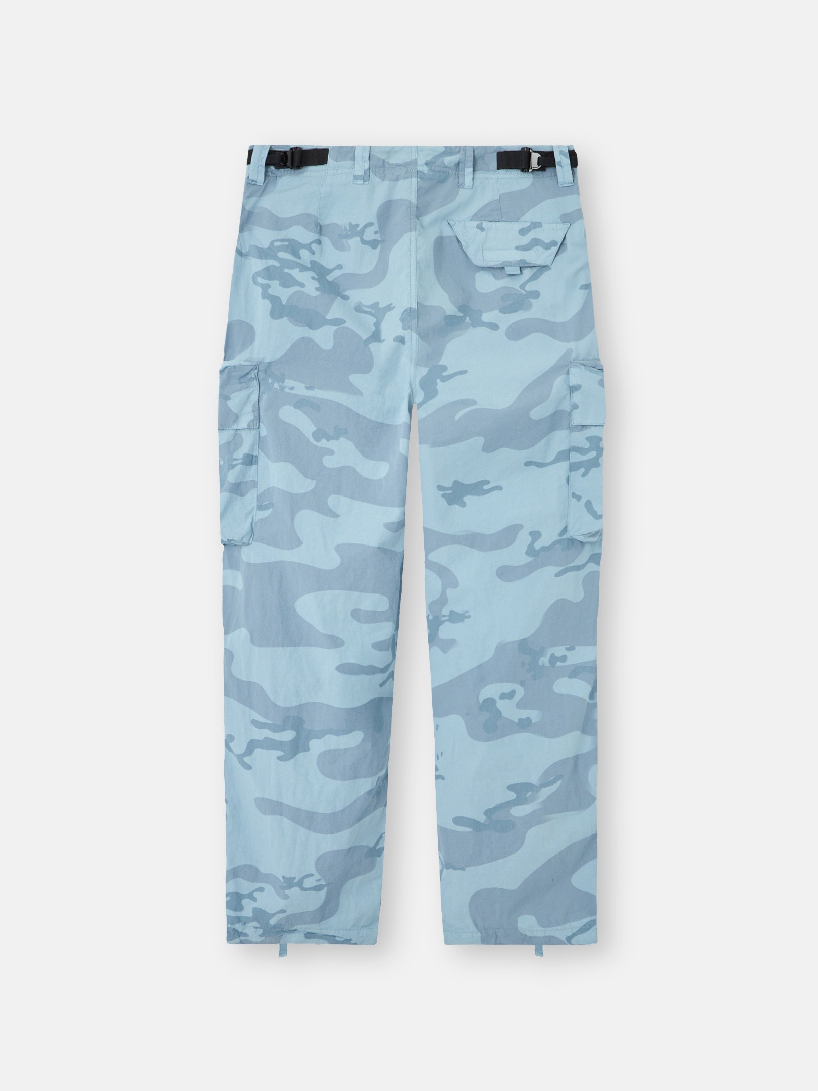Stone  カーゴパンツ ホワイト・ブルー メンズパンツ、カーゴ、バミューダショートパンツ | Stone Island