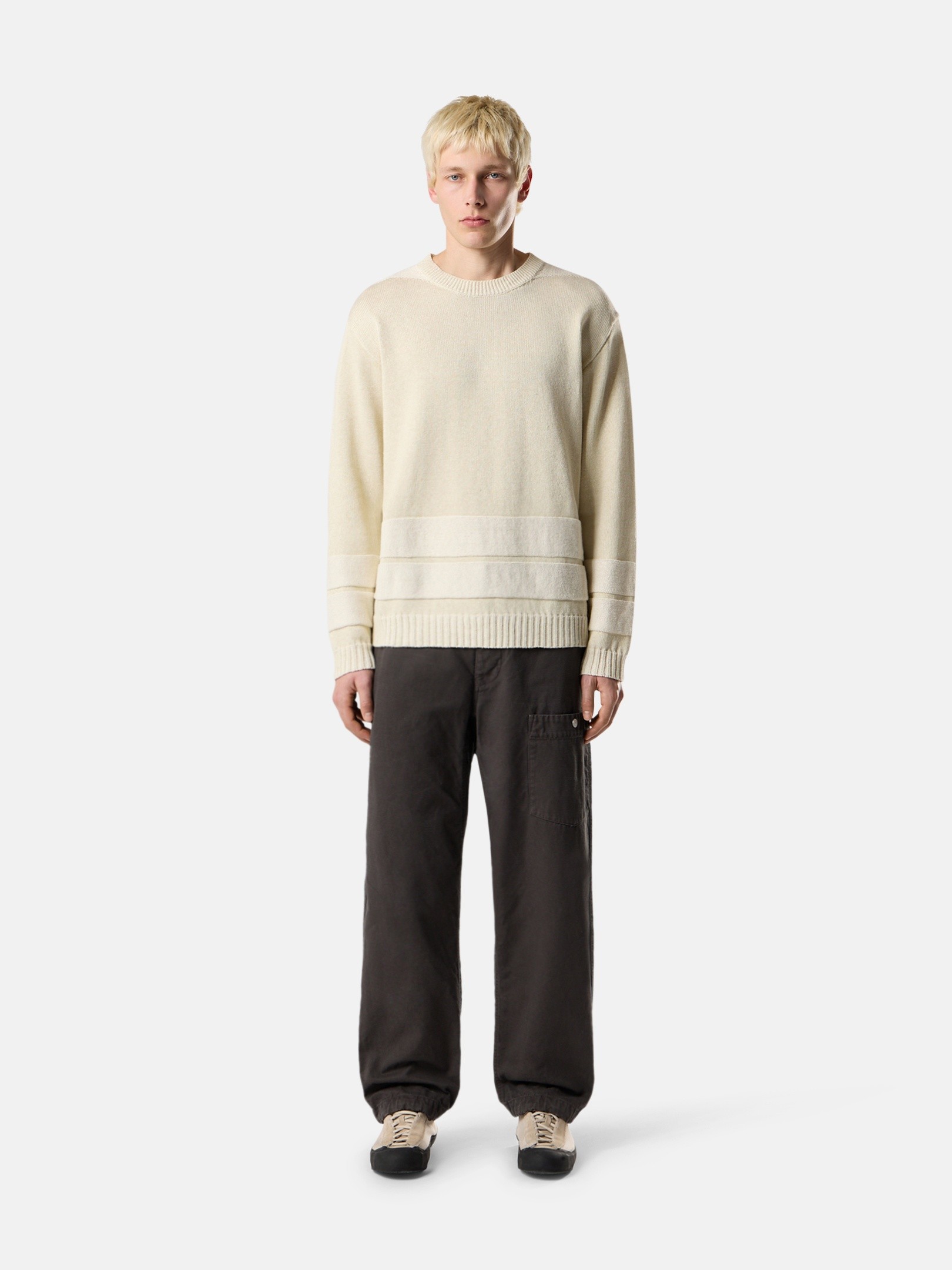 リードグレー リラックスフィット カーゴパンツ Stone Island Marina 
