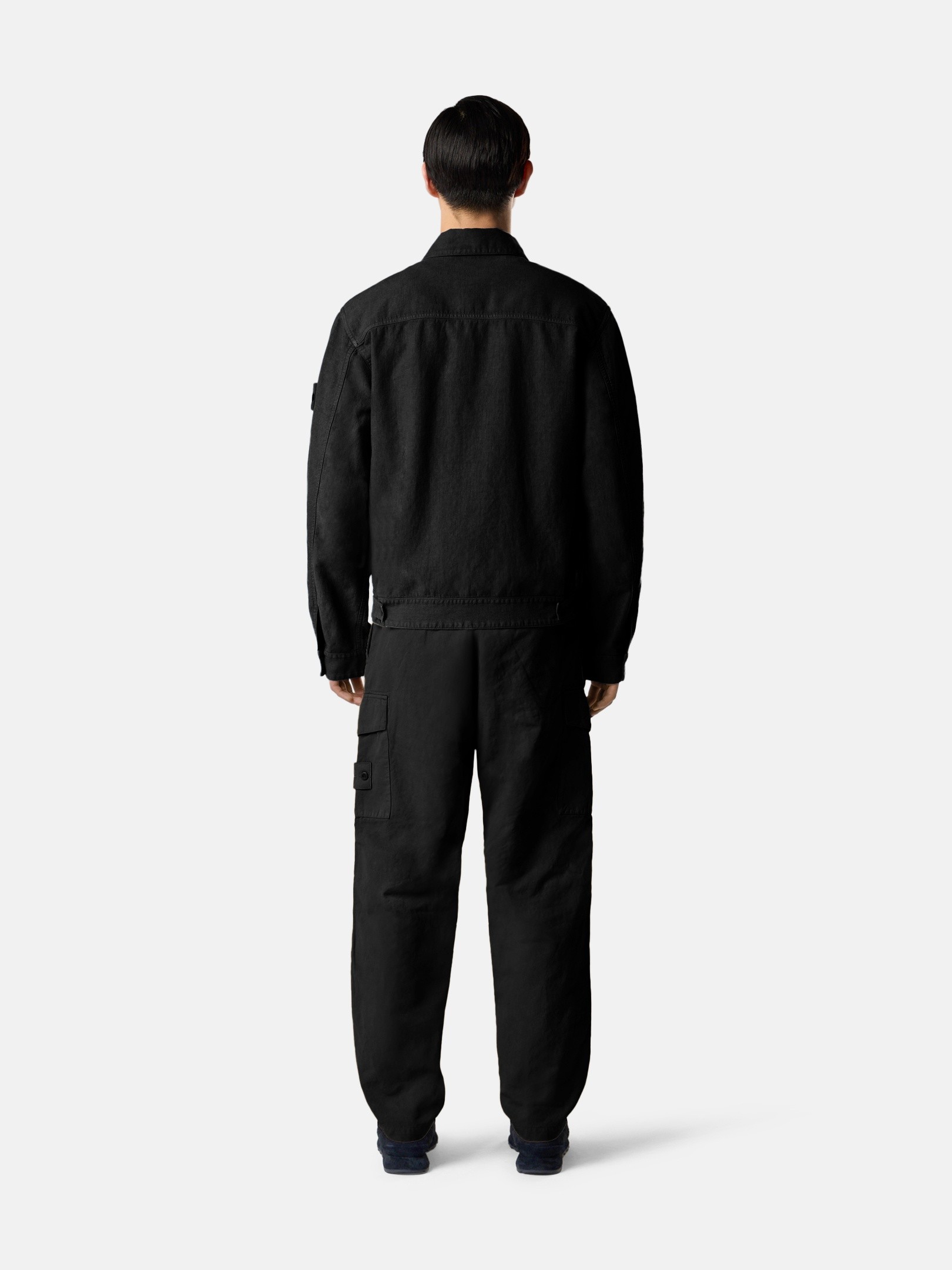 STONE  GHOST ウールカーゴパンツ 33サイズ ブラック STONE ISLAND GHOST ウールカーゴパンツ 33サイズ ブラック 【公式通販】