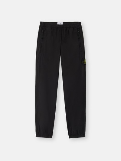 その他 26ss Stone  3100049 STRETCH COTTON TELA PARACADUTE Black Loose-fit jogger trousers with elasticated cuffs 3100049