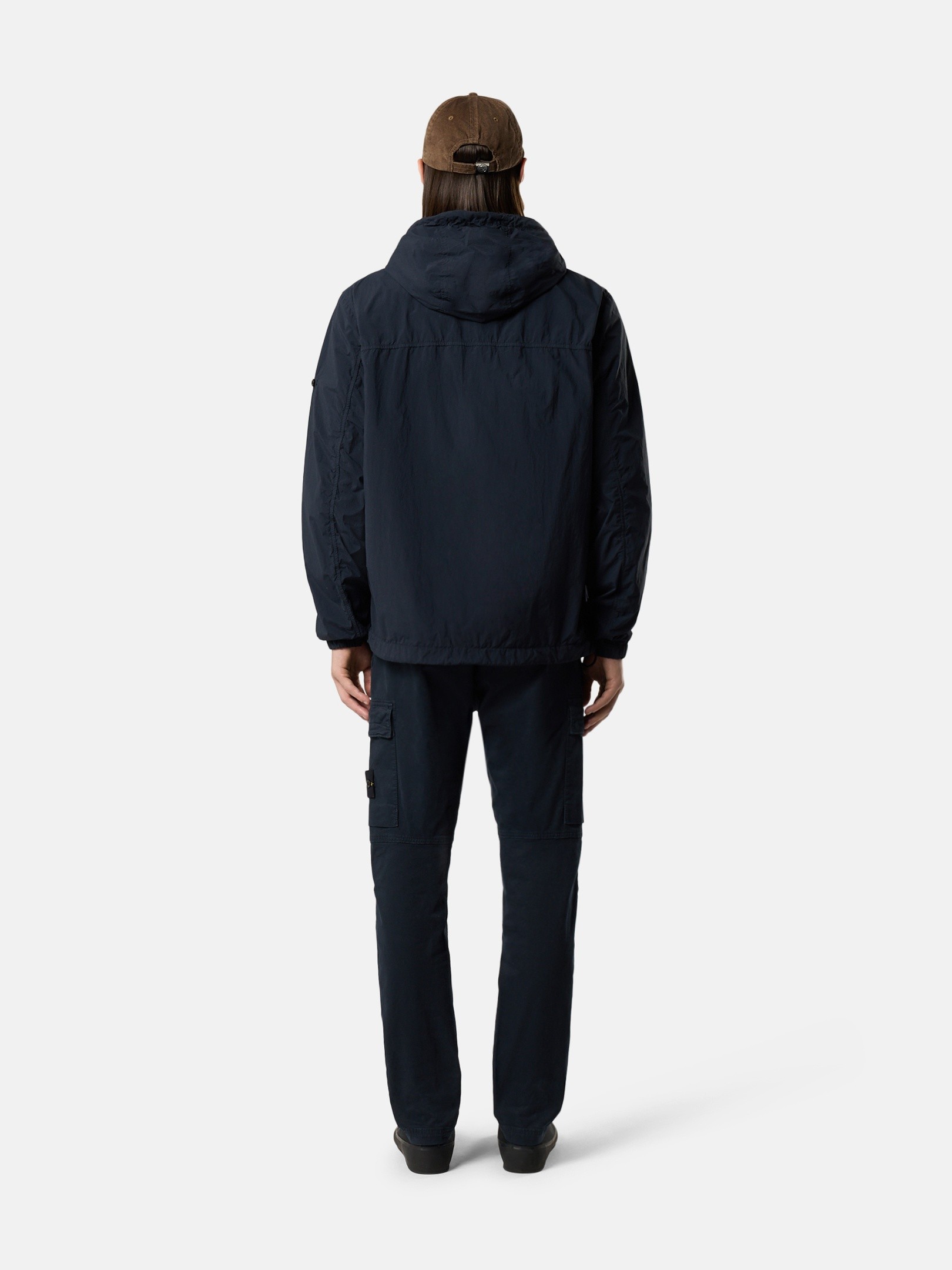 Blue Regular-tapered-fit cargo pants with zipper pockets 3100051